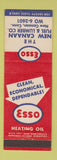 Matchbook Cover - New Canaan Fuel Lumber oil gas New Canaan CT