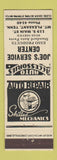 Matchbook Cover - Joe's Esso oil gas Mount Pleasant TN low phone #
