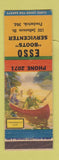 Matchbook Cover - Esso oil gas Frderick MD Boots low phone #