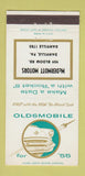 Matchbook Cover - 1955 Oldsmobile McDermott Motors Danville PA 30 Strike