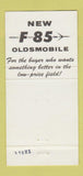 Matchbook Cover - 1961 Oldsmobile Degler Hamburg PA F-85 30 Strike