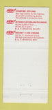 Matchbook Cover 1956 Oldsmobile Super 88 King Motor Fort Lauderdale FL 30 Strike