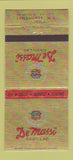 Matchbook Cover - DeMassi Cadillac Lyndhurst NJ 30 Strike
