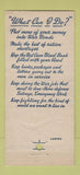 Matchbook Cover - Labtex Fabrics New York City WEAR 30 Stick
