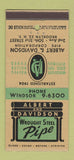 Matchbook Cover - Albert & Davidson Steel Pipe Brooklyn NY 30 Stick