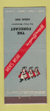 Matchbook Cover - Wilson Brothers The Forecast Men's Clothes Lorain OH 30 Stick