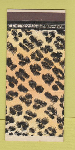 Matchbook Cover - I Himmel & Sons Furs Chicago IL 30 Stick
