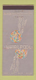 Matchbook Cover - Whirlpool Restaurant Niagara Falls NY 30 Stick