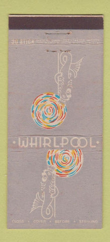 Matchbook Cover - Whirlpool Restaurant Niagara Falls NY 30 Stick