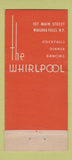Matchbook Cover - Whirlpool Restaurant Niagara Falls NY 30 Stick