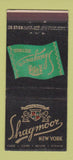 Matchbook Cover - Shagmoor Women's Clothes Linder New York City wool  30 Stick