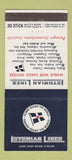 Matchbook Cover - Isthmian Lines Cargo shipping 30 Stick