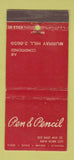 Matchbook Cover - Pen & Pencil Restaurant New York City 30 Stick