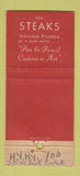 Matchbook Cover - Pen & Pencil Restaurant New York City 30 Stick