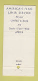 Matchbook Cover - Farrell Lines shipping cruise? 30 Stick