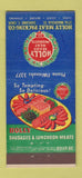 Matchbook Cover - Holly Brand Meat Products Packing Oakland CA 30 Stick