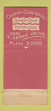 Matchbook Cover - Georgian Room Country Club Hotel Chicago IL 30 Stick