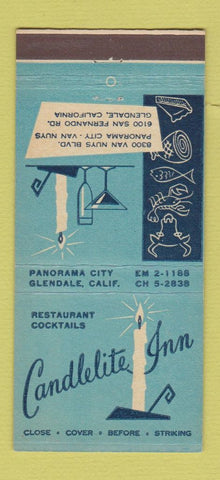 Matchbook Cover - Candlelite Inn Glendale Panorama City CA 30 Stick
