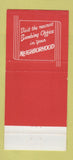 Matchbook Cover - Detroit Bank MI Indian 30 Stick