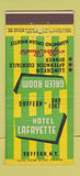 Matchbook Cover - Hotel Lafayette Suffern NY 30 Stick