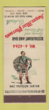 Matchbook Cover - Angus MacPherson's Restaurant New York City 30 Stick