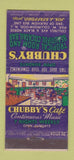 Matchbook Cover - Chubby's Tropical Room West Collingswood NJ 30 Stick