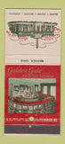 Matchbook Cover - Golden Gate Cocktail Lounge Warren OH WEAR 30 Stick