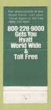 Matchbook Cover - Hyatt Regency Hotel San Francisco CA 30 Strike