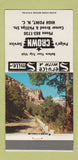 Matchbook Cover - Paige's Crown Service oil gas High Point NC 30 Strike