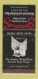 Matchbook Cover - Schnitzelhaus Milwaukee WI Wurlitzer Organ WEAR 30 Strike
