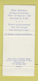 Matchbook Cover - Golden Gate Chinese Restaurant Cleveland OH 30 Strike