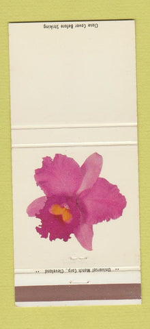 Matchbook Cover - Neill Greenhouses flowers Cleveland OH Orchid 30 Strike