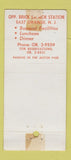 Matchbook Cover - Suburban Cocktail Lounge East Orange NJ WEAR 30 Stick