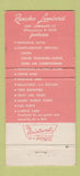 Matchbook Cover - Rancho Lombard Motel San Francisco CA 30 Strike
