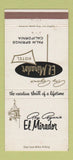 Matchbook Cover - Ray Ryan's El Mirador Hotel Palm Springs CA WEAR 30 Strike