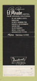 Matchbook Cover - Ray Ryan's El Mirador Hotel Palm Springs CA WEAR 30 Strike