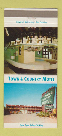 Matchbook Cover - Town and Country Motel Monroeville PA 30 Strike