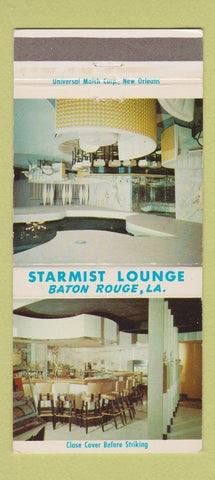 Matchbook Cover - Starmist Lounge Baton Rouge LA 30 Strike