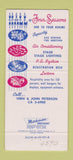 Matchbook Cover - GP Hotel Bismarck ND WEAR 30 Strike