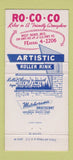 Matchbook Cover - The Laufers Roller Rink West Bend WI 30 Strike