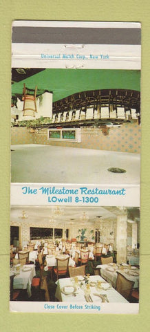 Matchbook Cover - The Milestone Restaurant NJ 30 Strike