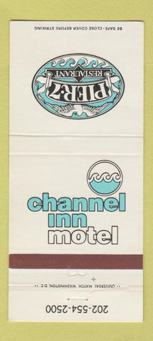 Matchbook Cover - Channel Inn Motel Pier 7 Restaurant Washington DC 30 Strike