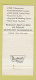 Matchbook Cover - Channel Inn Motel Pier 7 Restaurant Washington DC 30 Strike