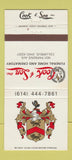 Matchbook Cover - Cook & Son Funeral Home Columbus OH 30 Strike