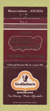 Matchbook Cover - Godfather's Ristorante St Louis MO WEAR 30 Strike