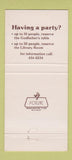 Matchbook Cover - Godfather's Ristorante St Louis MO WEAR 30 Strike