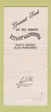 Matchbook Cover - Le Place Beachwood OH Nate's Inner Circle 30 Strike