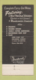 Matchbook Cover - Yanko's Restaurant Akron OH 30 Strike