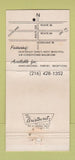 Matchbook Cover - De Rubertis Party Center North Madison OH 30 Strike