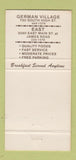 Matchbook Cover - Jon's Village Junction Restaurant Columbus OH 30 Strike
